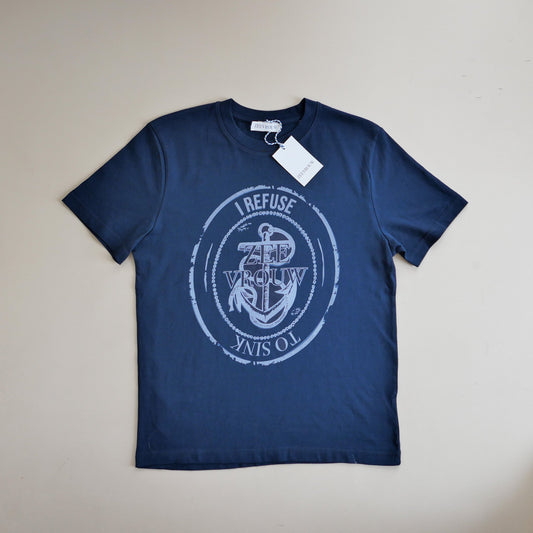 ANCHOR T - SHIRT - ZEEVROUW