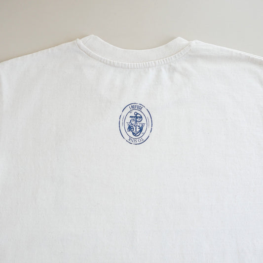 WAVE T - SHIRT - ZEEVROUW