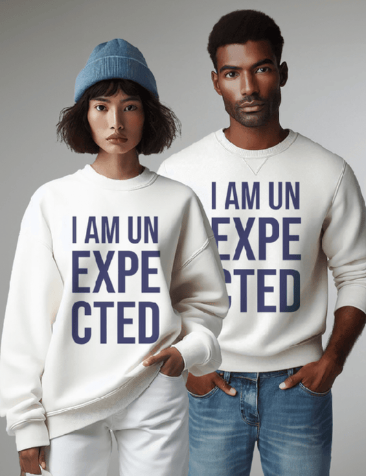 Zeevrouw I am unexpected off white sweater 
