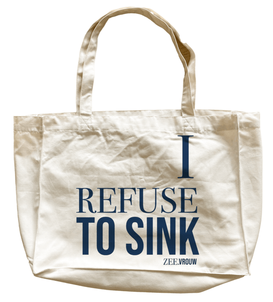 Zeevrouw anchor bag off white Shopper 