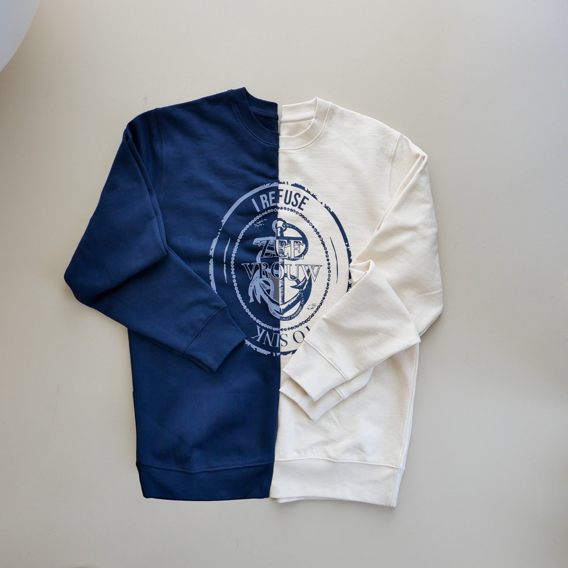 ANCHOR SWEATER - ZEEVROUW